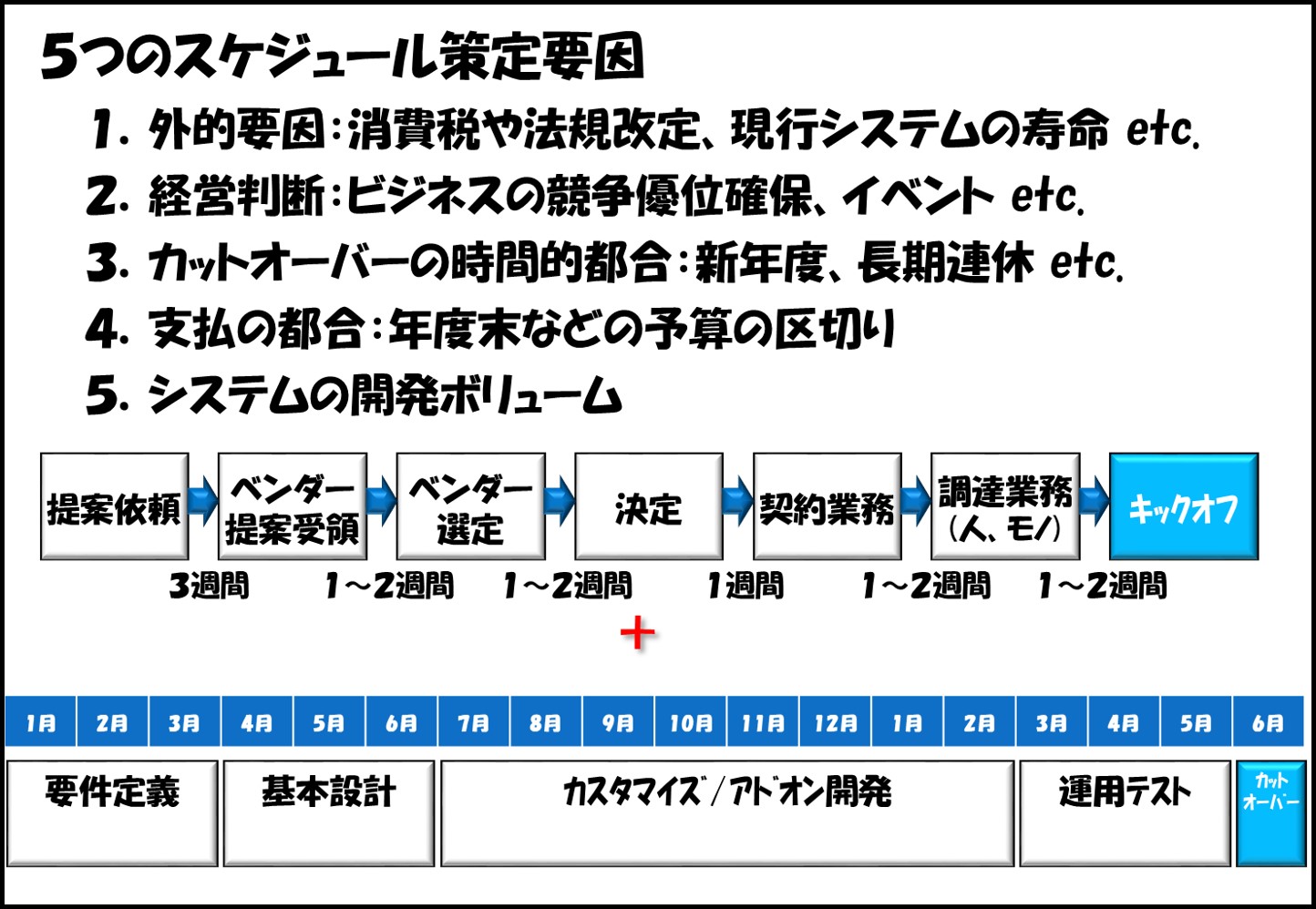 導入スケジュール